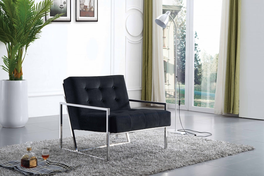 Alexis Velvet Accent Chair