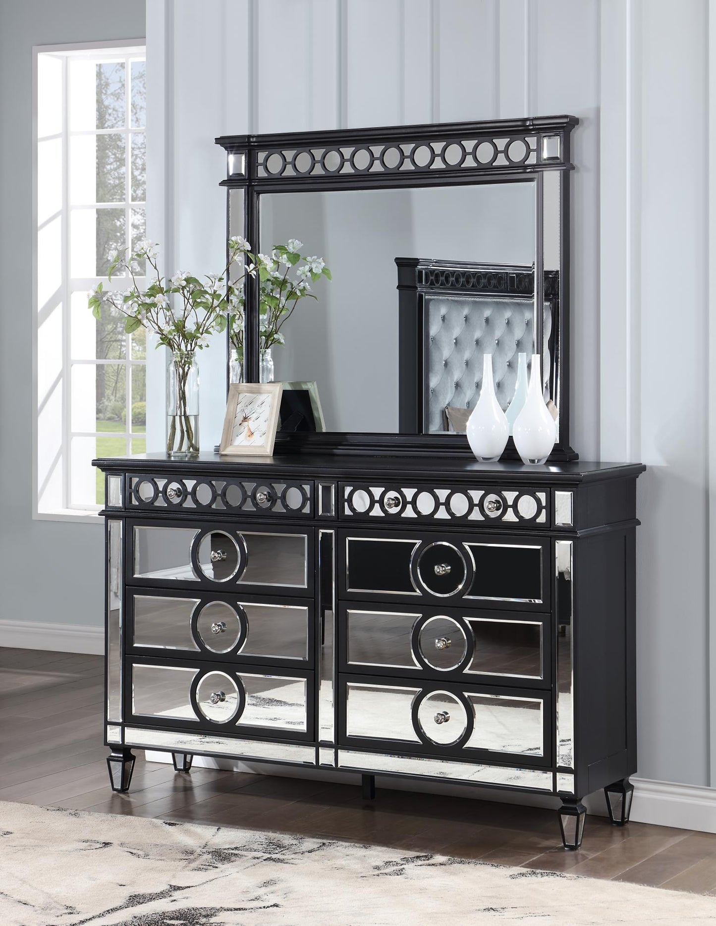 Harvey Mirrored Bedroom Collection