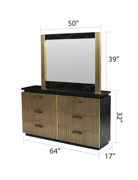 ALLURE DRESSER & MIRROR