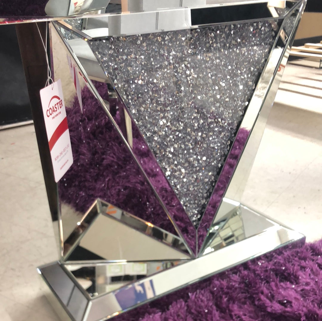 Glam Mirrored Console Table π