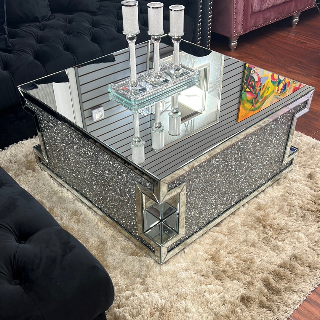 Silva Glam Mirrored Coffee Table