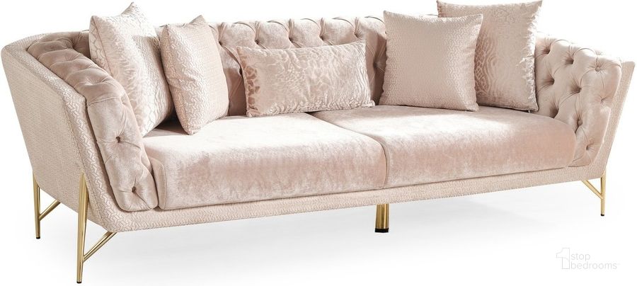 Presley Sofa and Loveseat In Beige