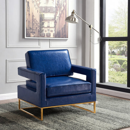 Amelia Leather Accent Chair