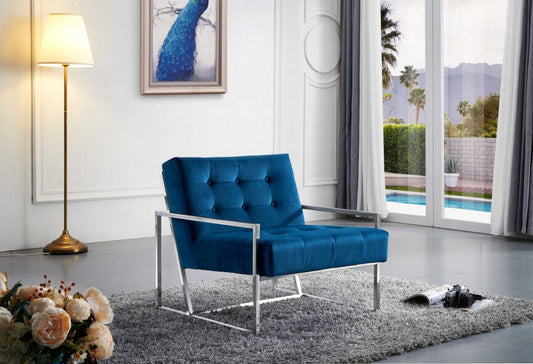 Alexis Velvet Accent Chair