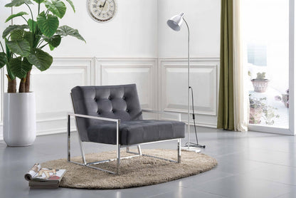 Alexis Velvet Accent Chair