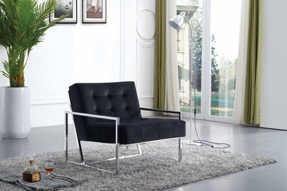Alexis Velvet Accent Chair