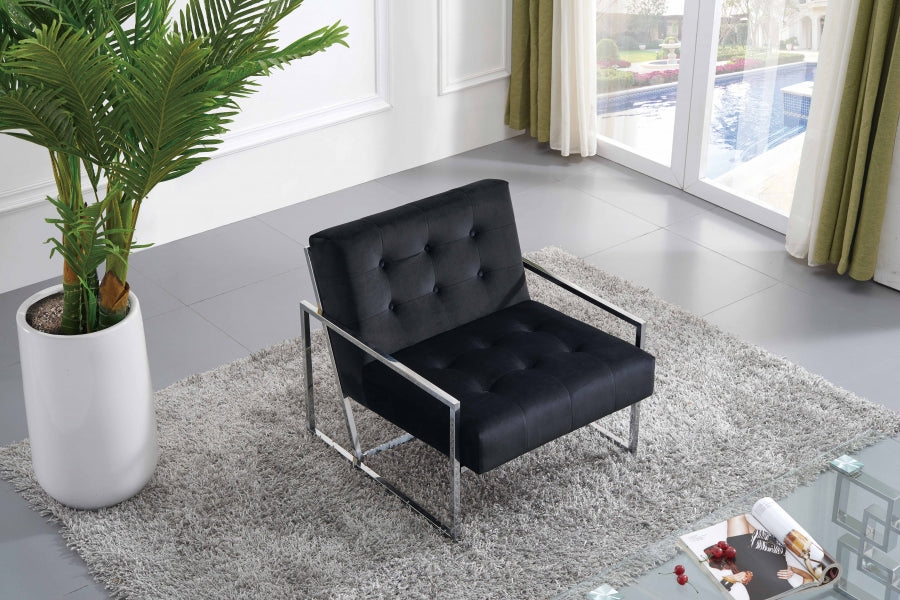 Alexis Velvet Accent Chair