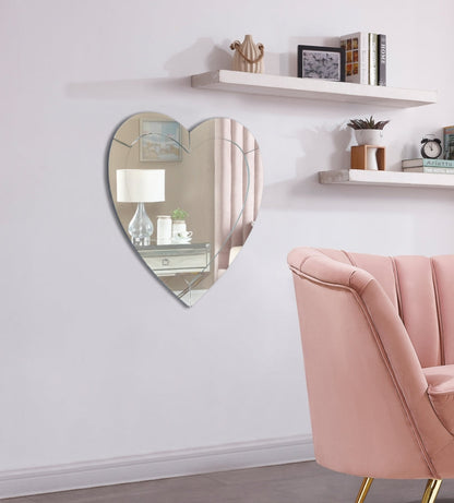 Mirrored Heart Wall Décor