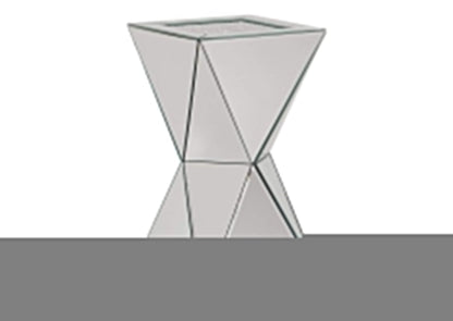 Glam Mirrored Accent Table