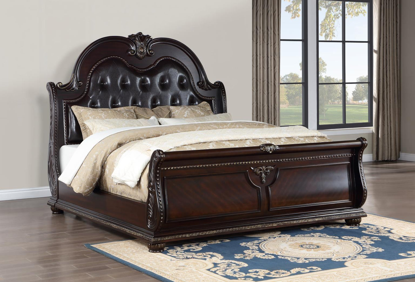 Emily Dark Brown Bedroom Collection