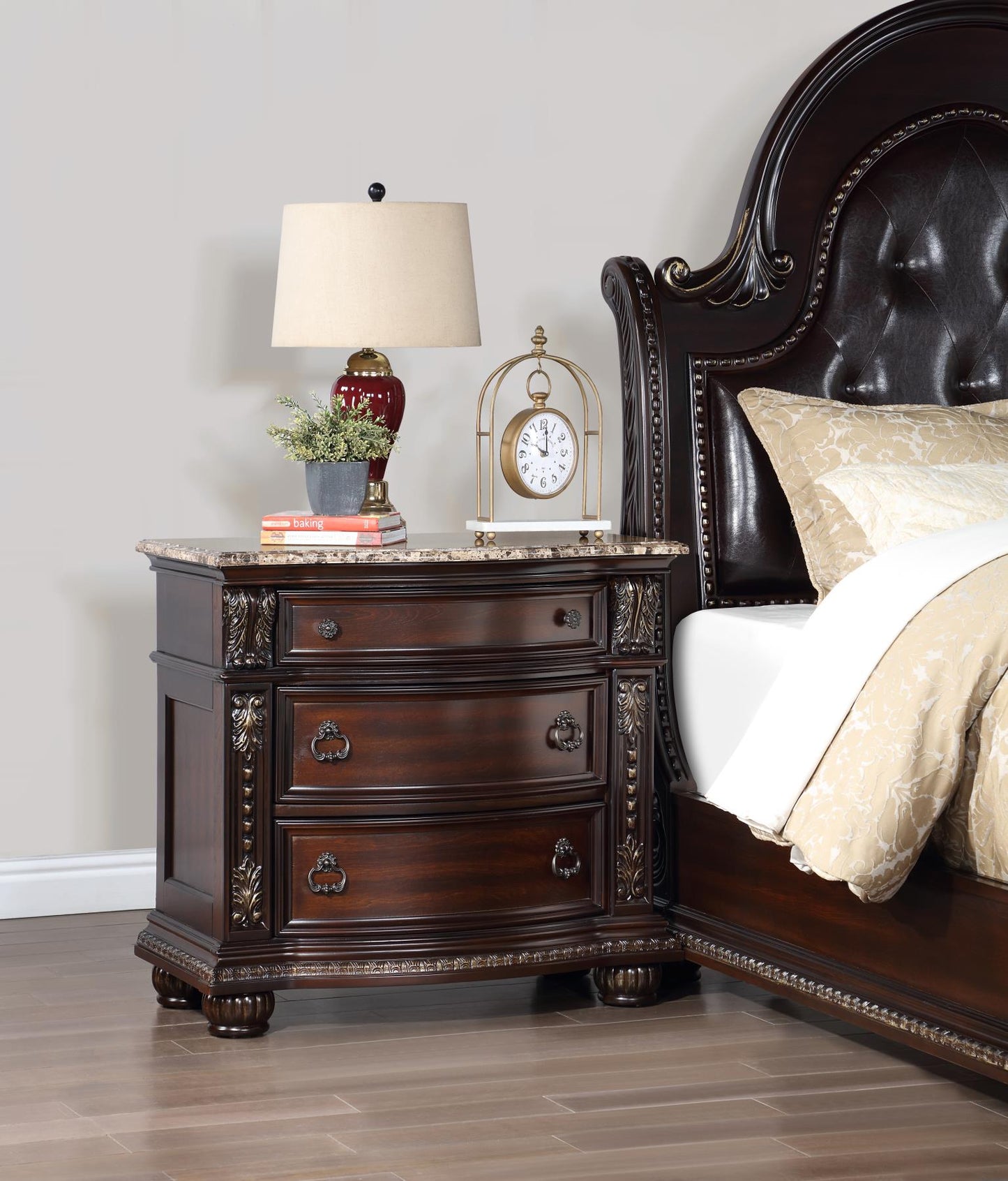 Emily Dark Brown Bedroom Collection