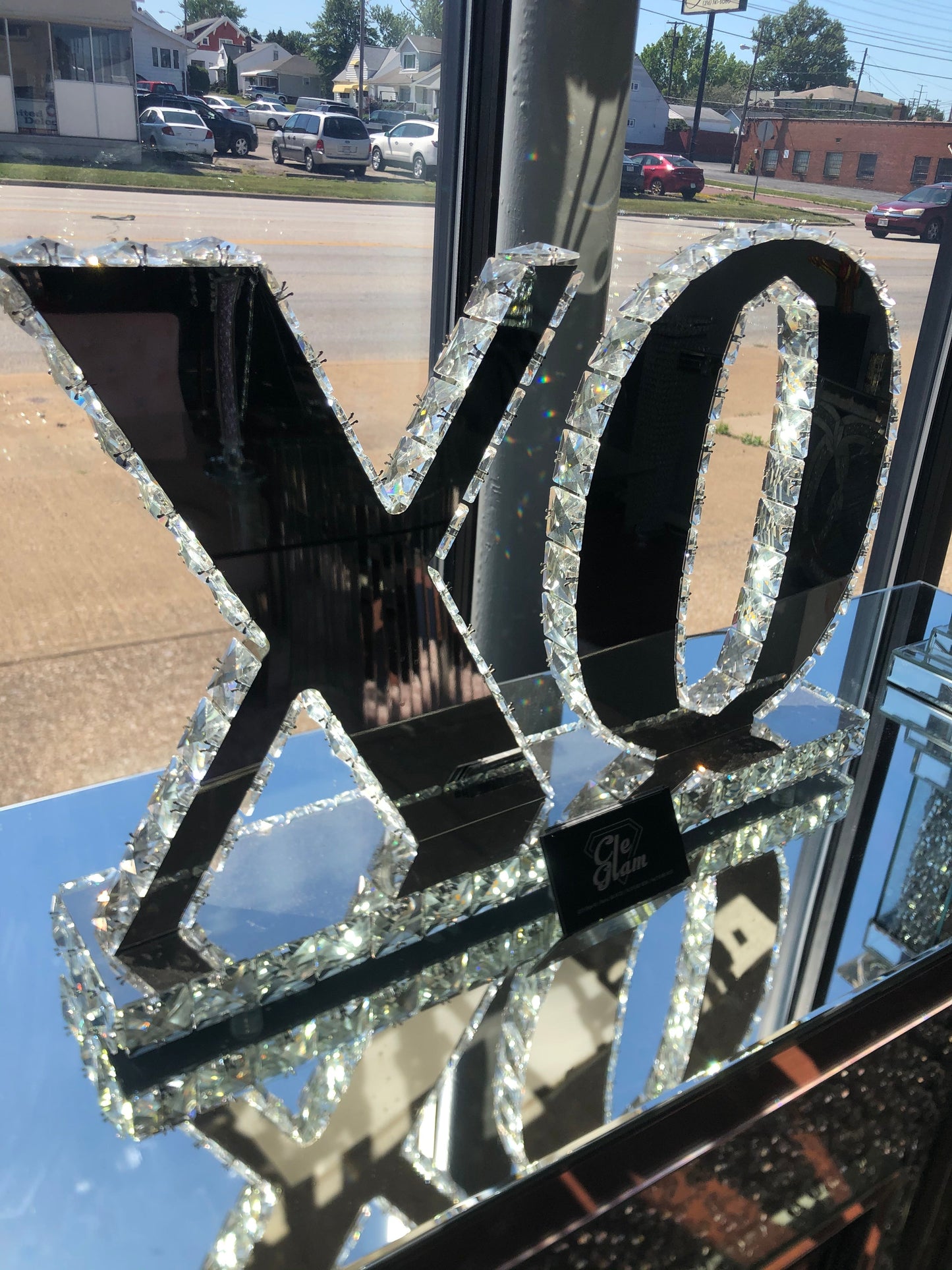 GLAM LED XO CRYSTAL LAMP
