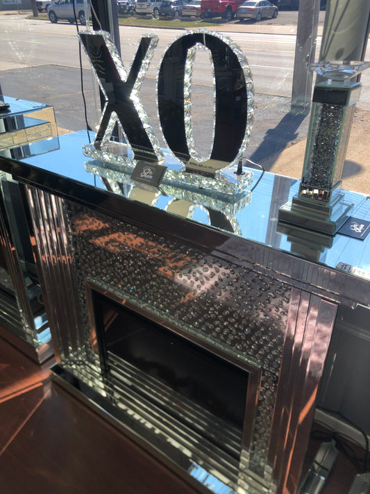GLAM LED XO CRYSTAL LAMP