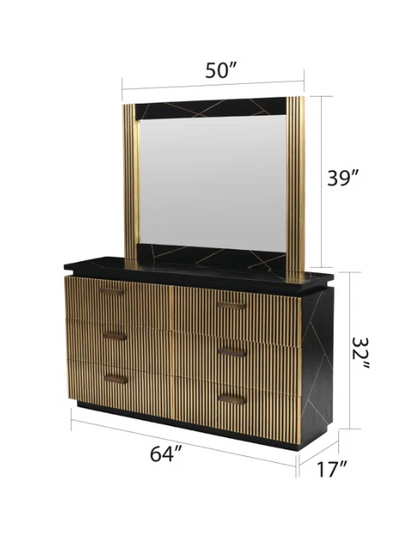 ALLURE DRESSER & MIRROR