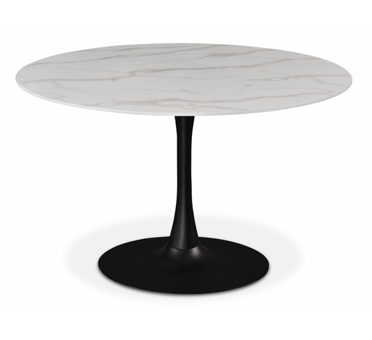 Tulip 48 Dining Table With Black Base