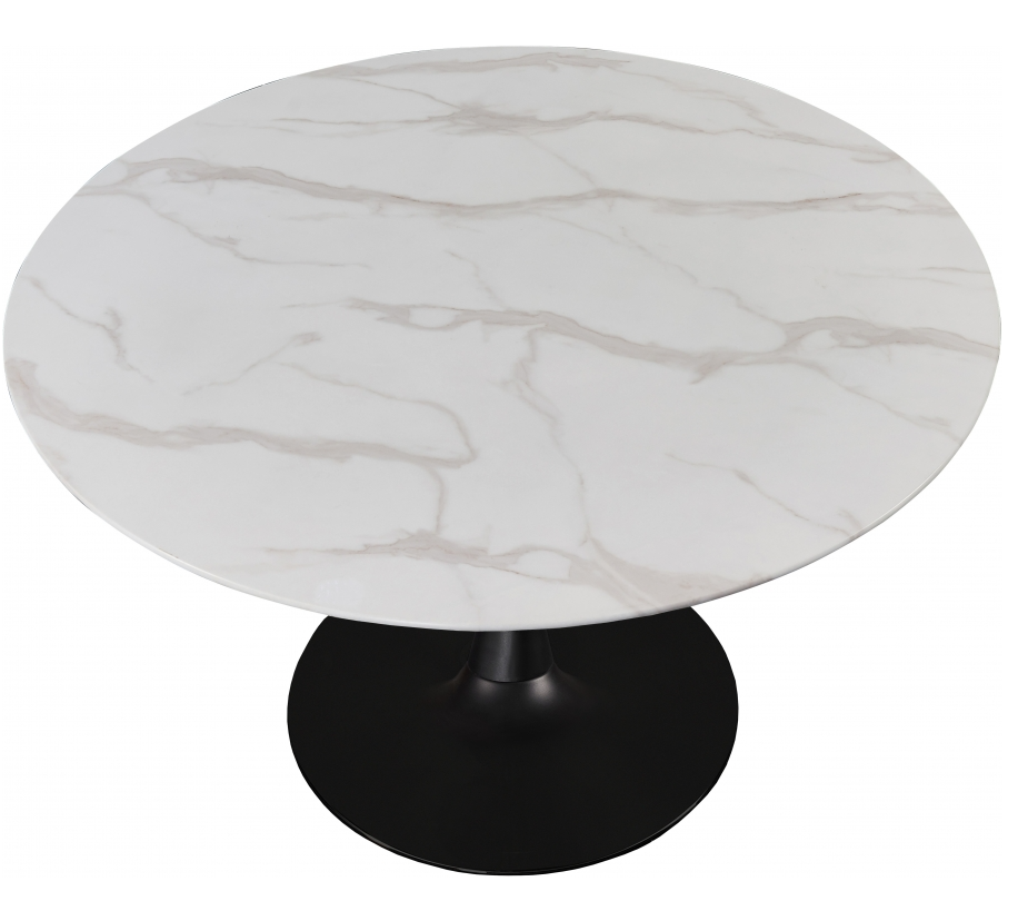 Tulip 48 Dining Table With Black Base