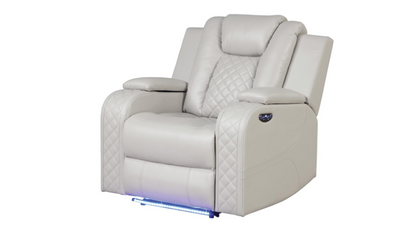 Benz Power Recliner w/ adjustable headrest and LED Lights