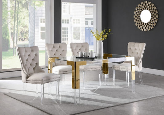 Casper Gold Dining Table