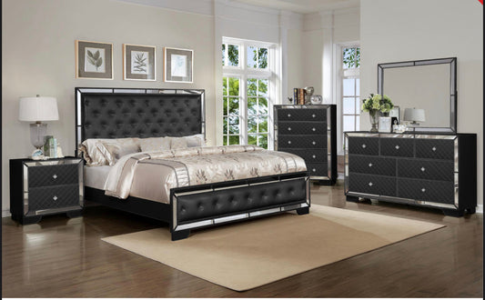 Madison Black King 5pc Bedroom Set