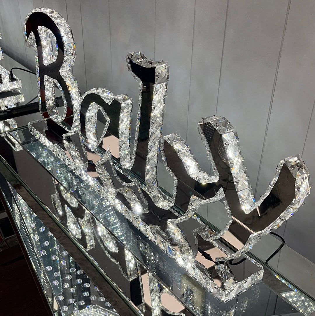 Glam Baby Crystal Lamp