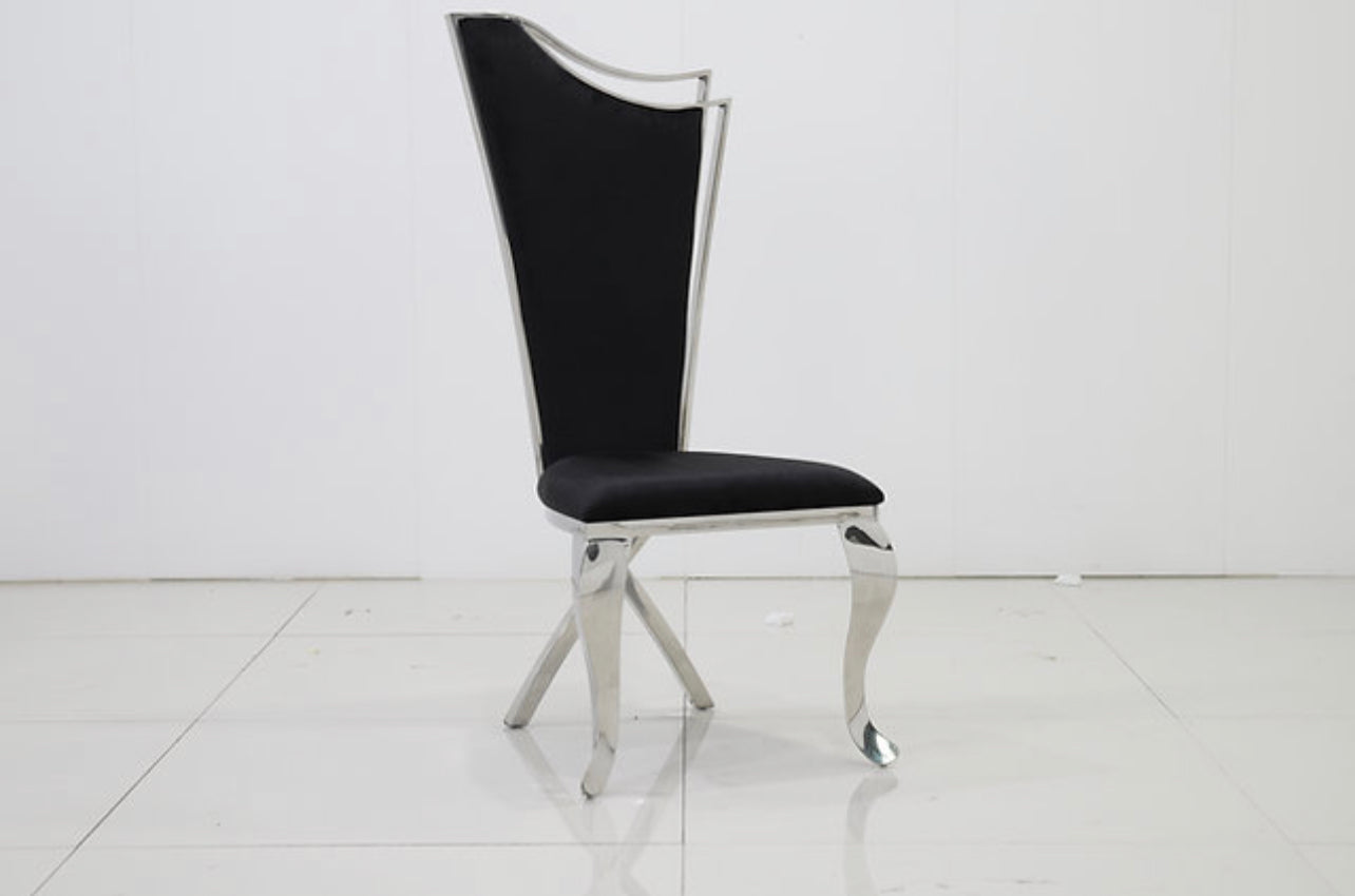 Phoenix Black & Chrome Dining Chairs