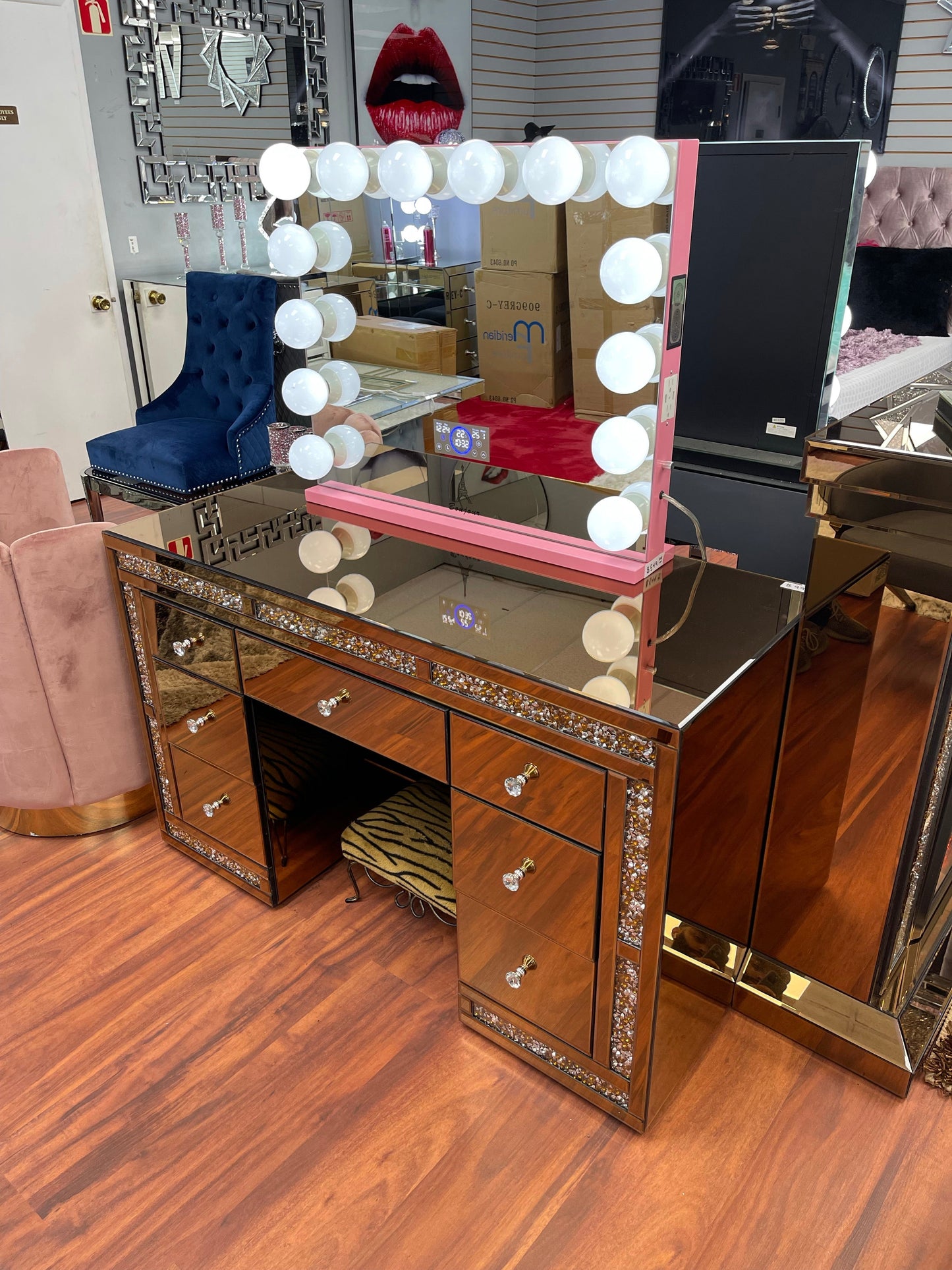 Hollywood Glam Vanity Bluetooth Mirror
