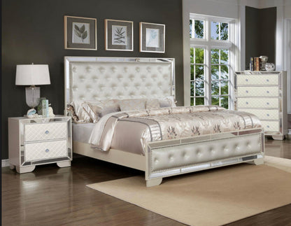 Madison Beige Queen 5pc Bedroom Set