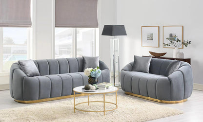 Gwen Velvet Sofa & Loveseat