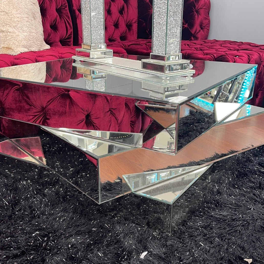 Haven Glam Mirrored Coffee Table