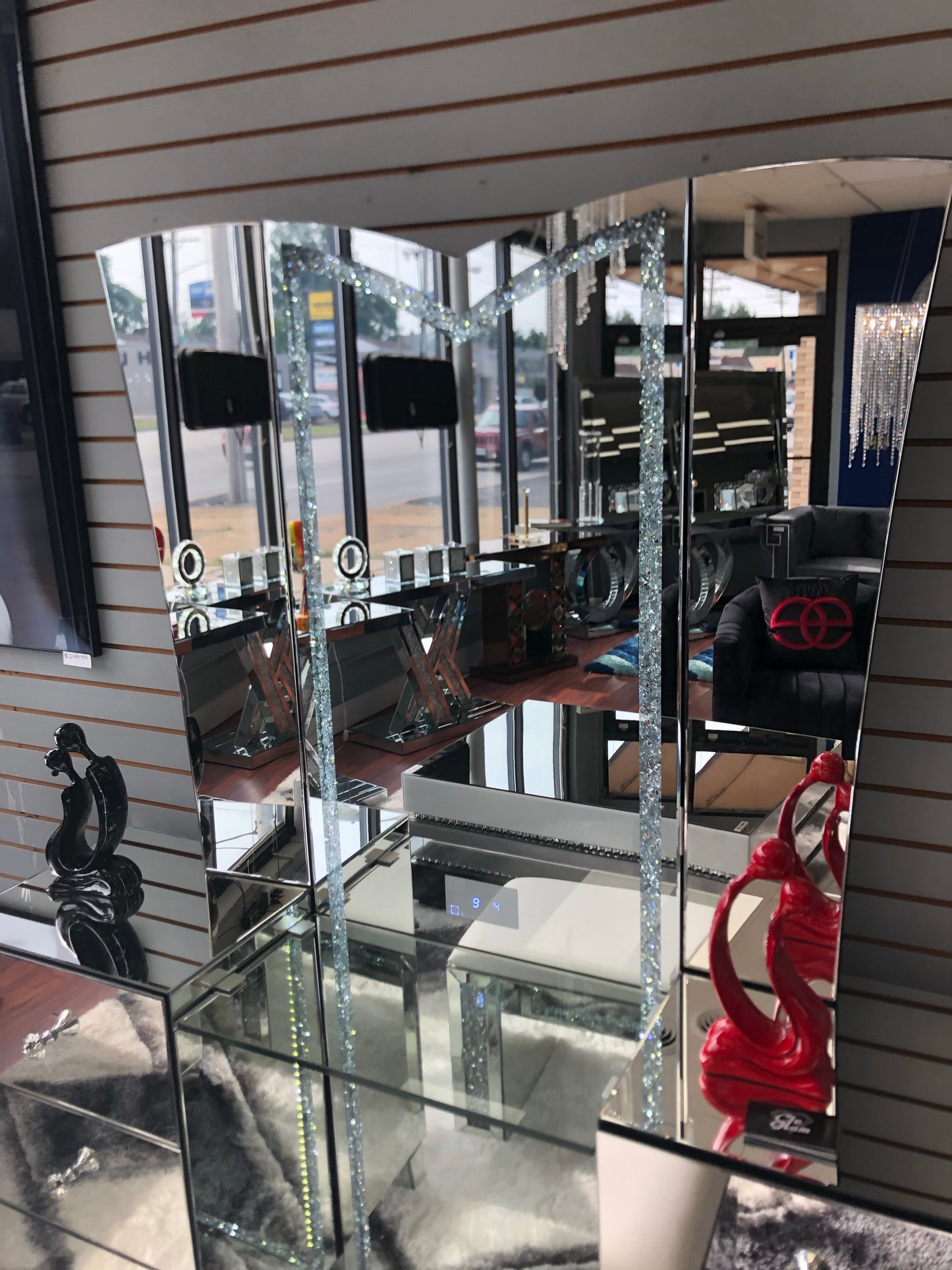 Glam Mirrored Bluetooth LED Vanity