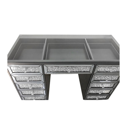 Abby Diamond Encrusted Mirrored Vanity