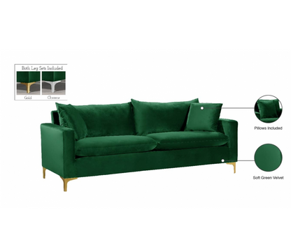 Naomi Velvet Sofa