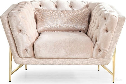 Presley Sofa and Loveseat In Beige