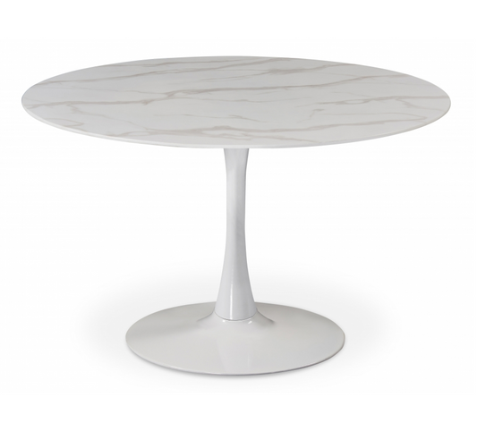 Tulip 48 Dining Table With White Base