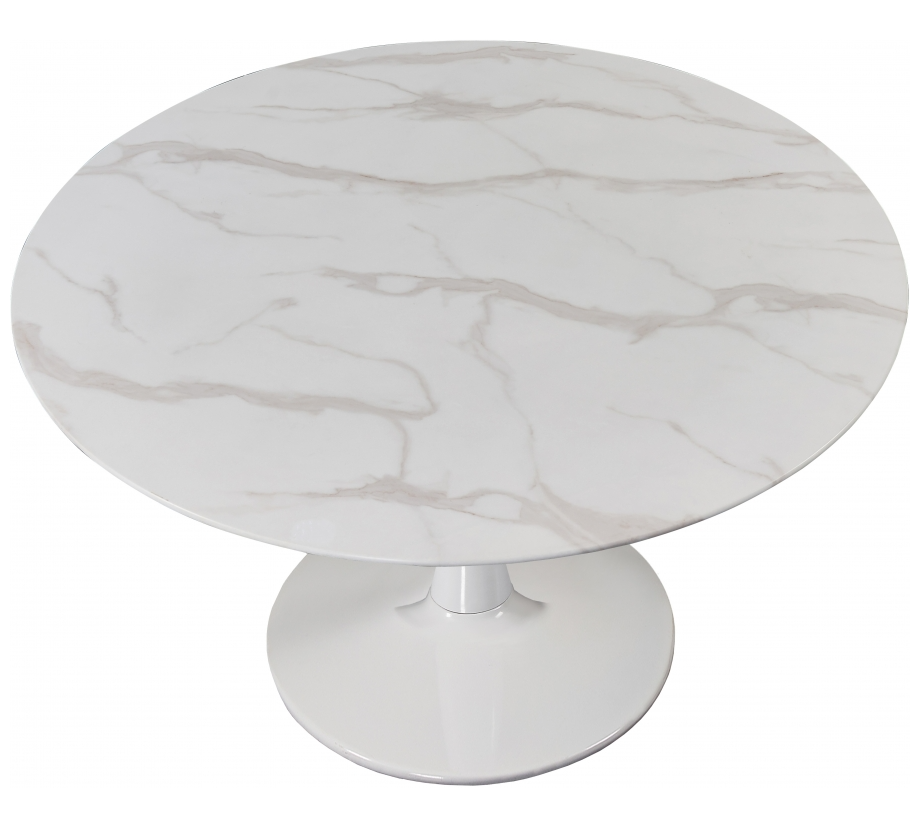 Tulip 48 Dining Table With White Base