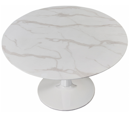 Tulip 48 Dining Table With White Base